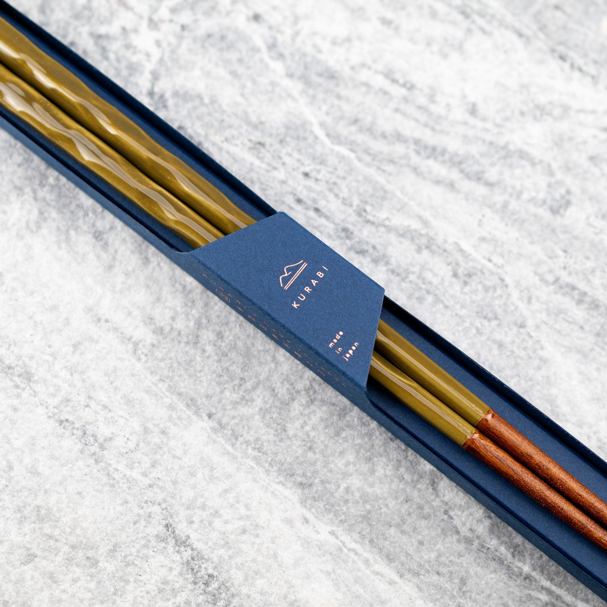 Japonské hůlky na sushi Kawai - Kurabi Green