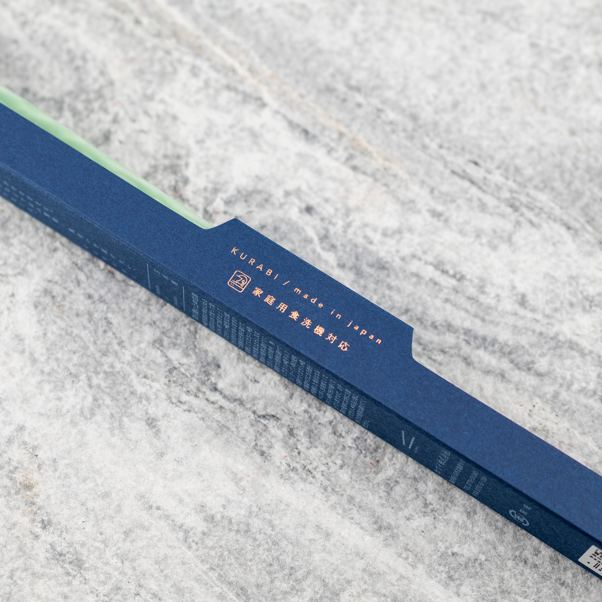 Japonské hůlky na sushi Kawai - světle zelené Kurabi