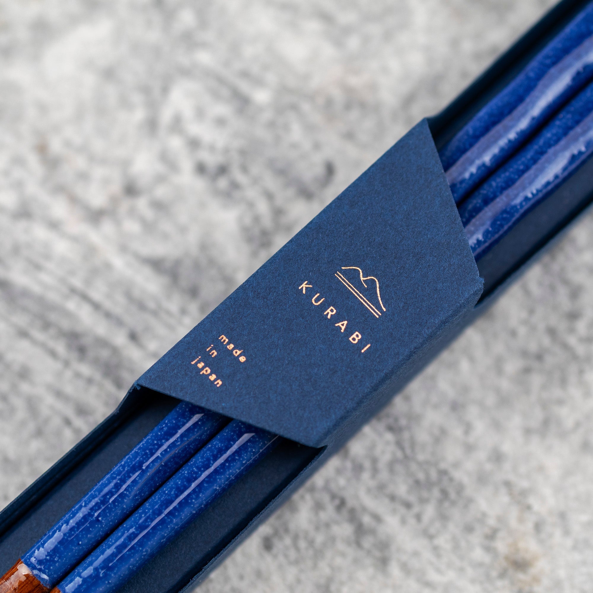 Japonské hůlky na sushi Kawai - Kurabi Navy