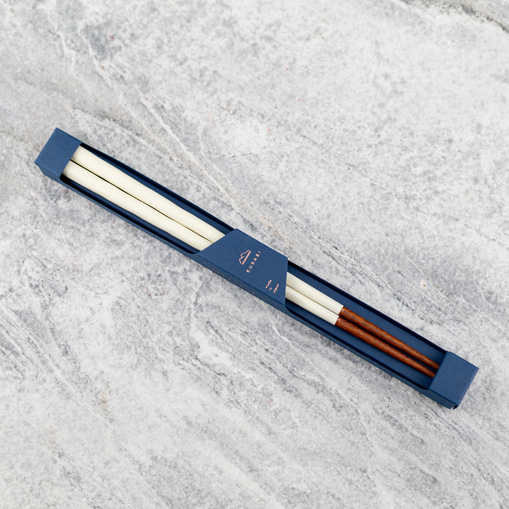 Japonské hůlky na sushi Kawai - Kurabi White