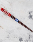 Japonské hůlky na sushi Kawai - Seigai Chidori Red