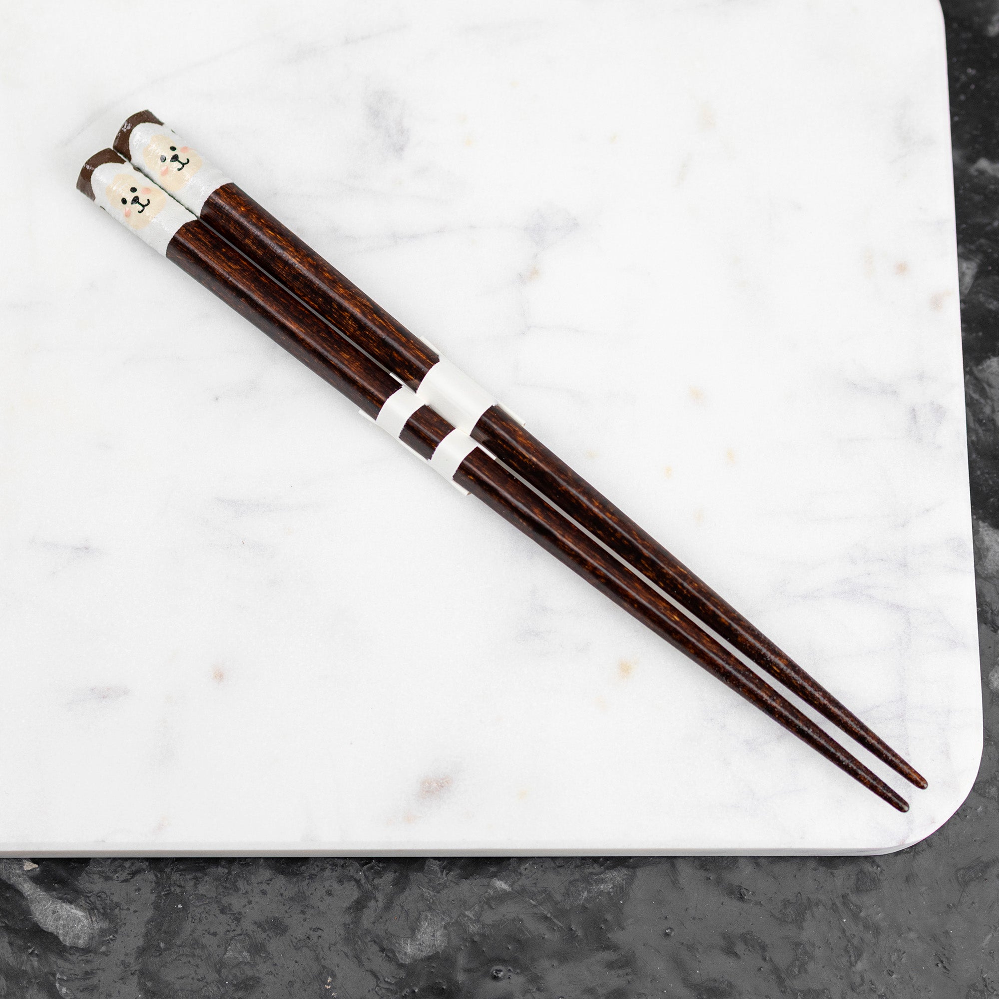 Japonské hůlky na sushi Kawai - opice Tegakietobachi