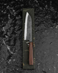 Nůž Santoku 16,5 cm Hatsukokoro Kurokuma Aogami