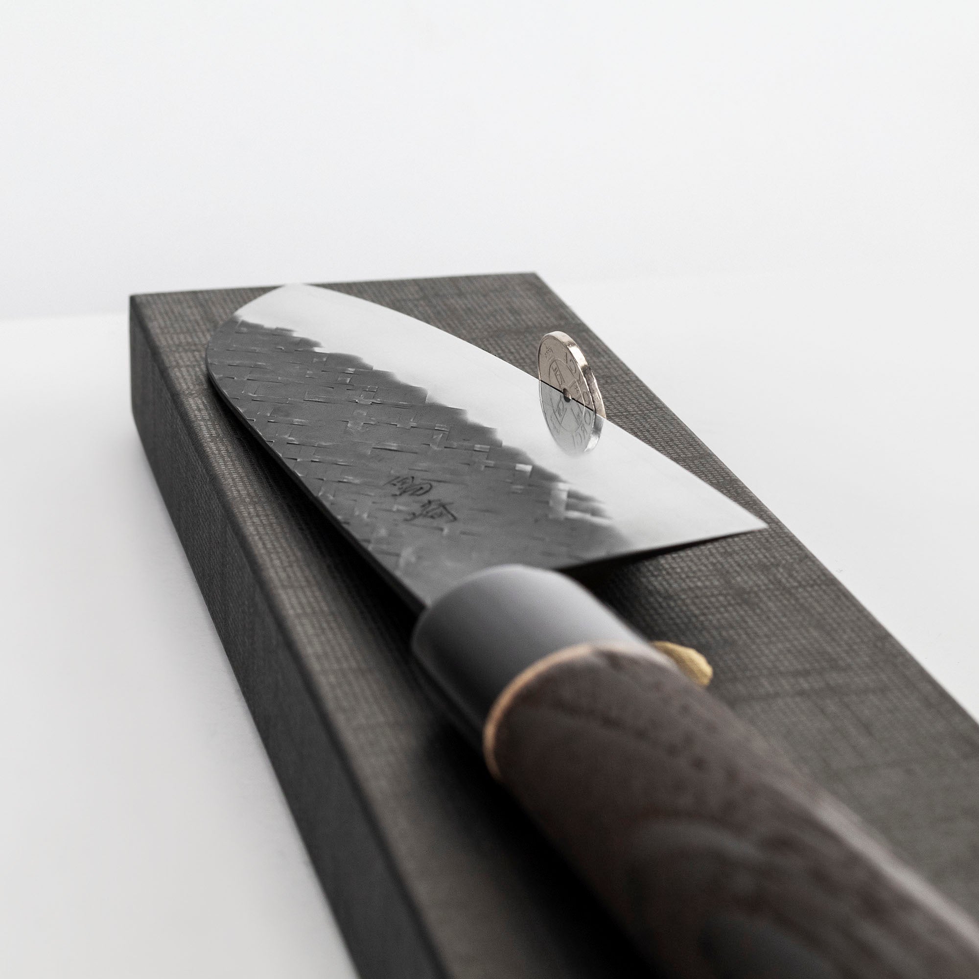 Nůž Santoku 16,5 cm Shimazaki Hamono Black SLD/SS