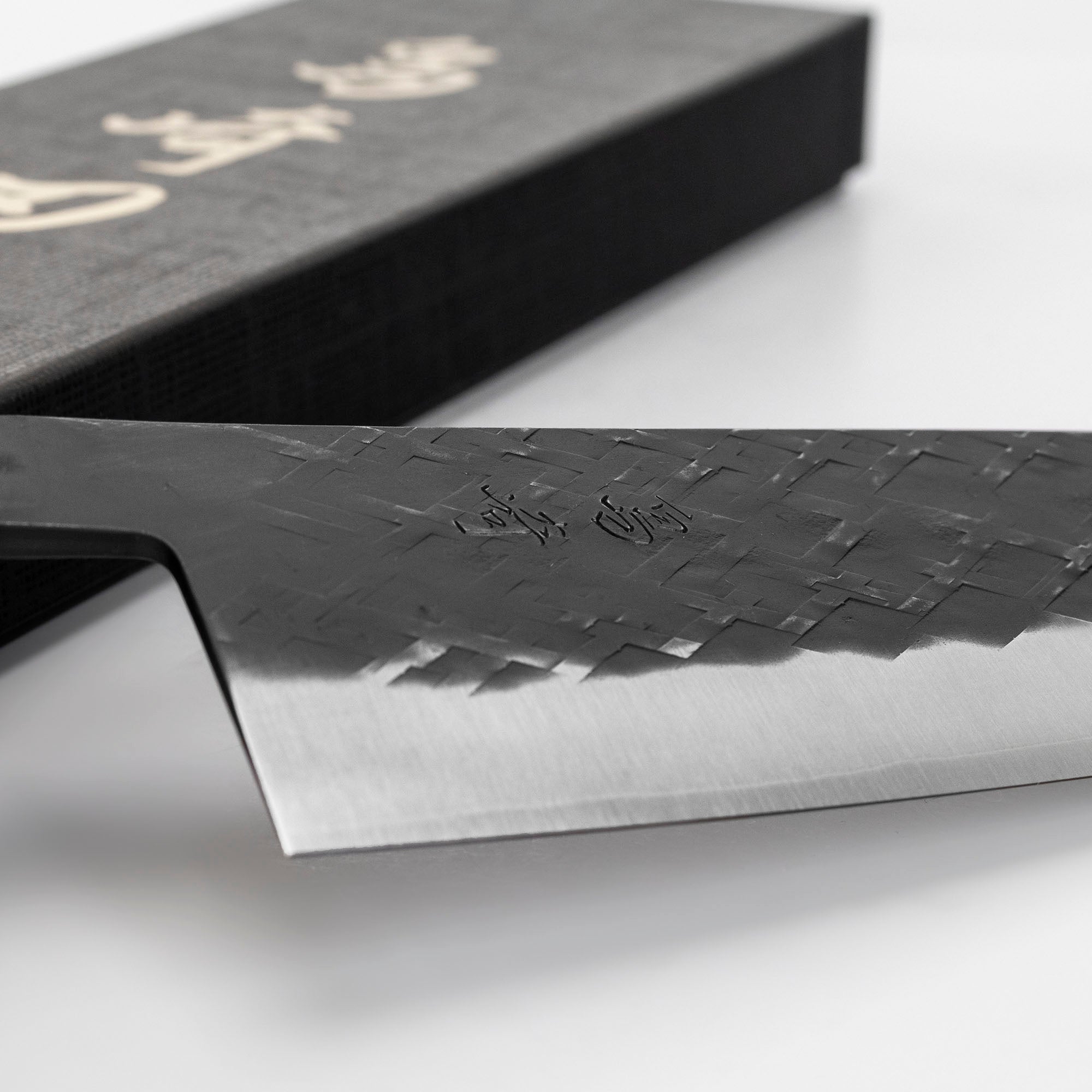 Nůž Santoku 16,5 cm Shimazaki Hamono Black SLD/SS