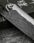 Nůž Santoku 16,5 cm Hatsukokoro Sumi Kurouchi Aogami