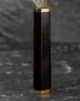Nůž Santoku 17 cm Yu Kurosaki Kokusen Brass Aogami Super/SS