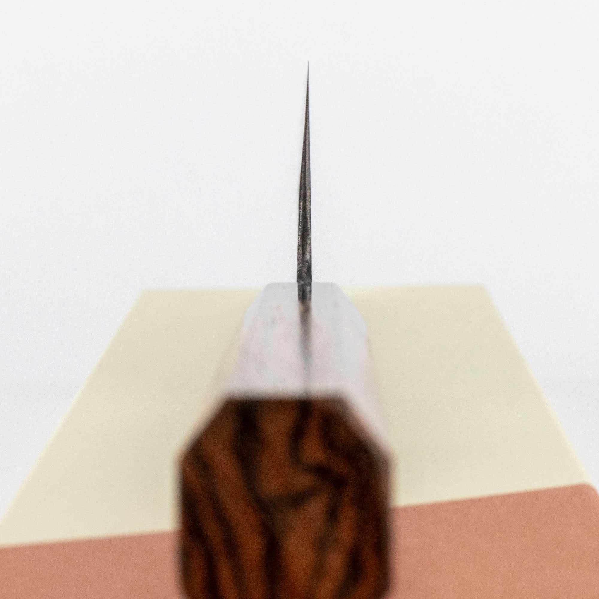 Nůž Santoku 18 cm Mutsumi Hinoura Nashiji Shirogami