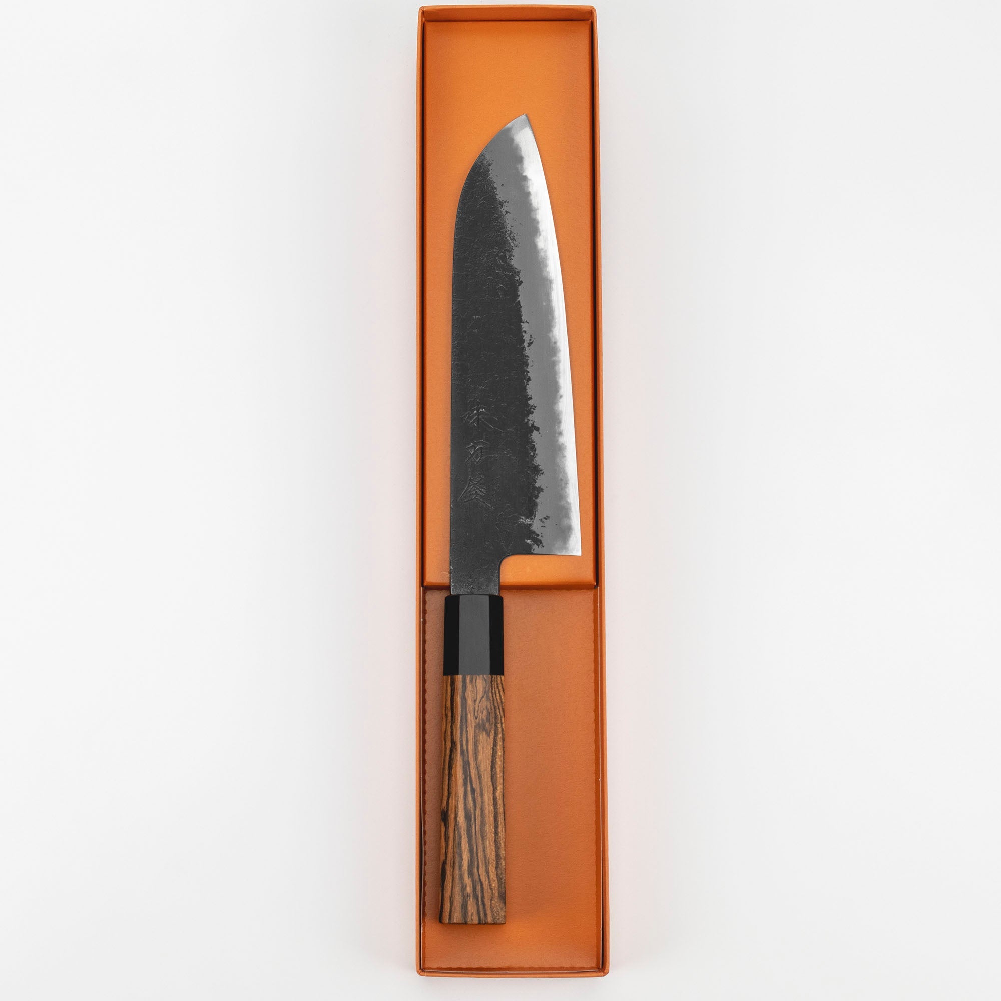 Nůž Santoku 18 cm Mutsumi Hinoura Nashiji Shirogami