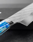 Nůž Santoku 18 cm Takeshi Saji modrý akryl STRIX