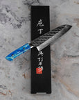 Nůž Santoku 18 cm Takeshi Saji modrý akryl STRIX
