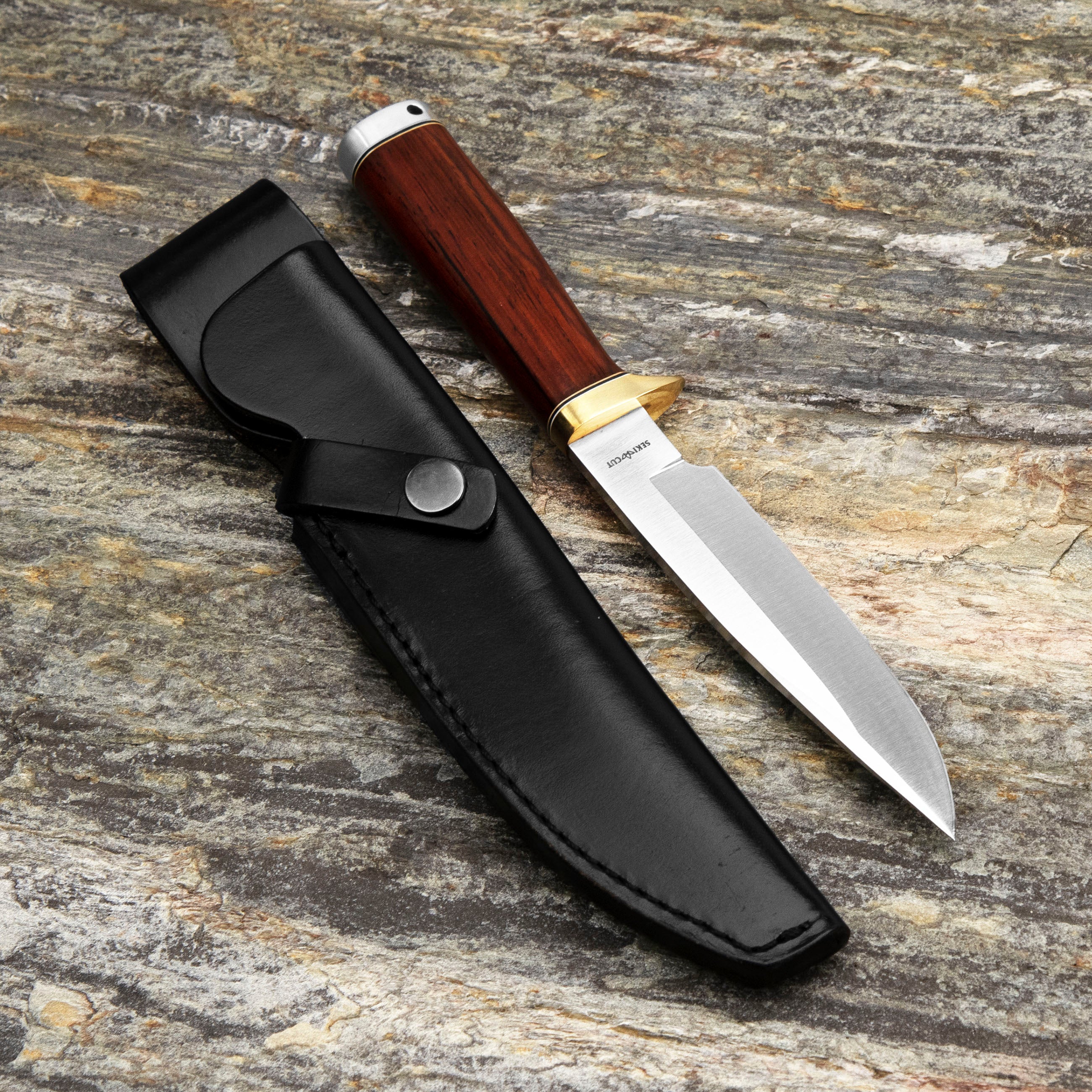 Seki Cut Classic Hunter AUS-8 Cocobolo Outdoor 12 cm