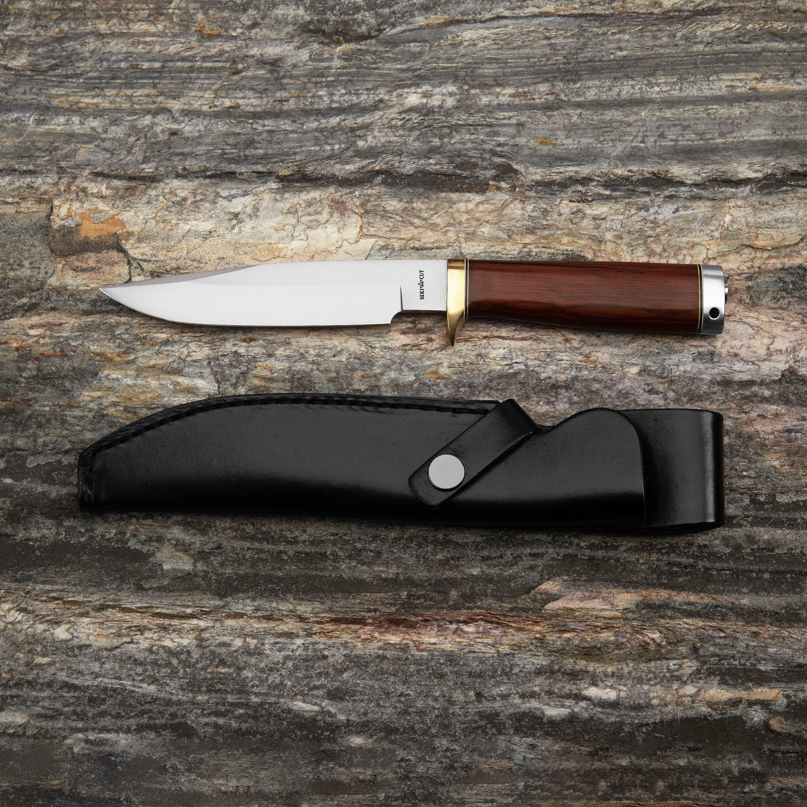 Seki Cut Classic Hunter AUS-8 Cocobolo Outdoor 12 cm