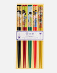 Sada 5 kawai japonských sushi hůlek - Ukiyoe 5P