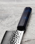 Nůž Santoku 17 cm Sakai Takayuki Nanairo VG-10 Blue