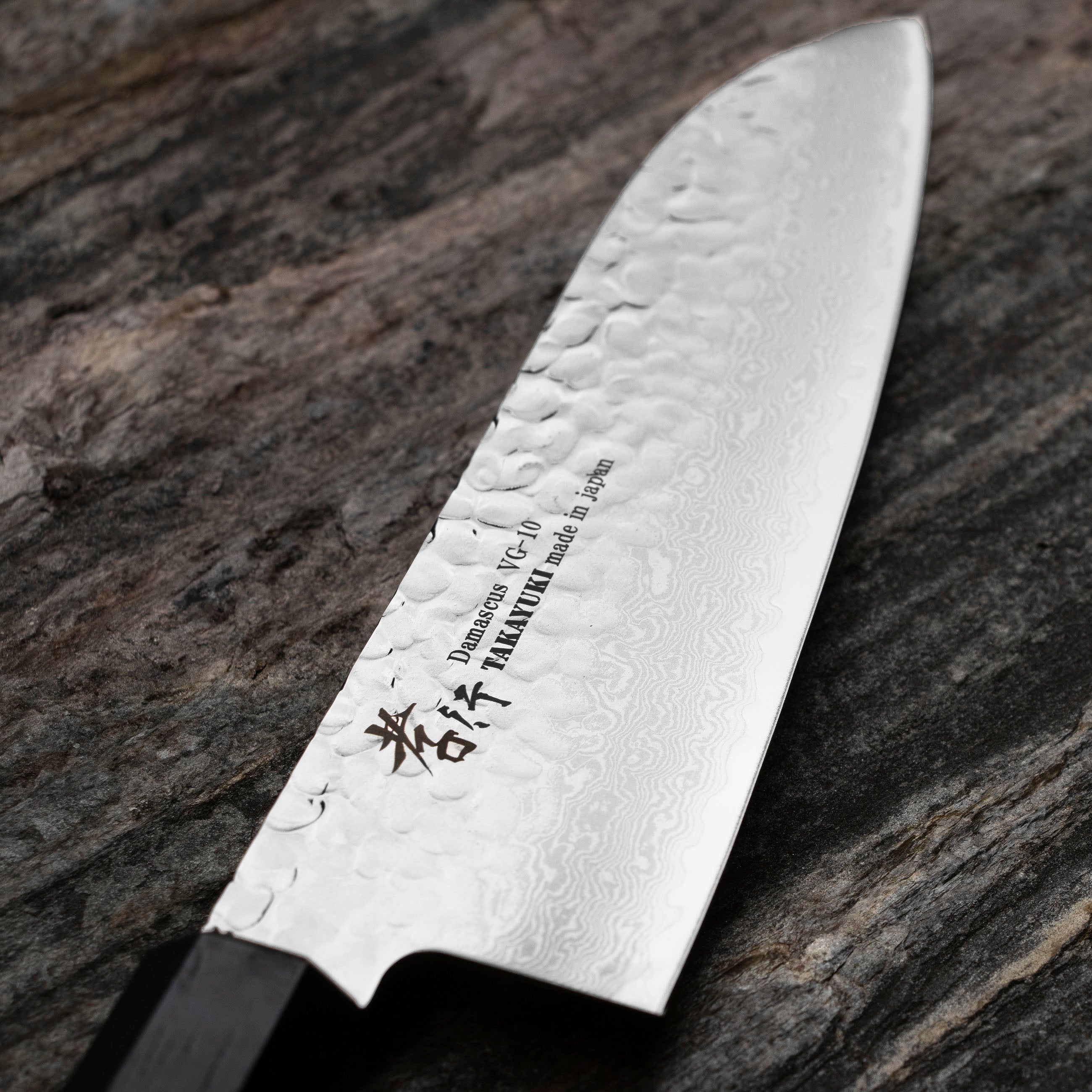 Nůž Santoku 17 cm Sakai Takayuki Nanairo VG-10 Green