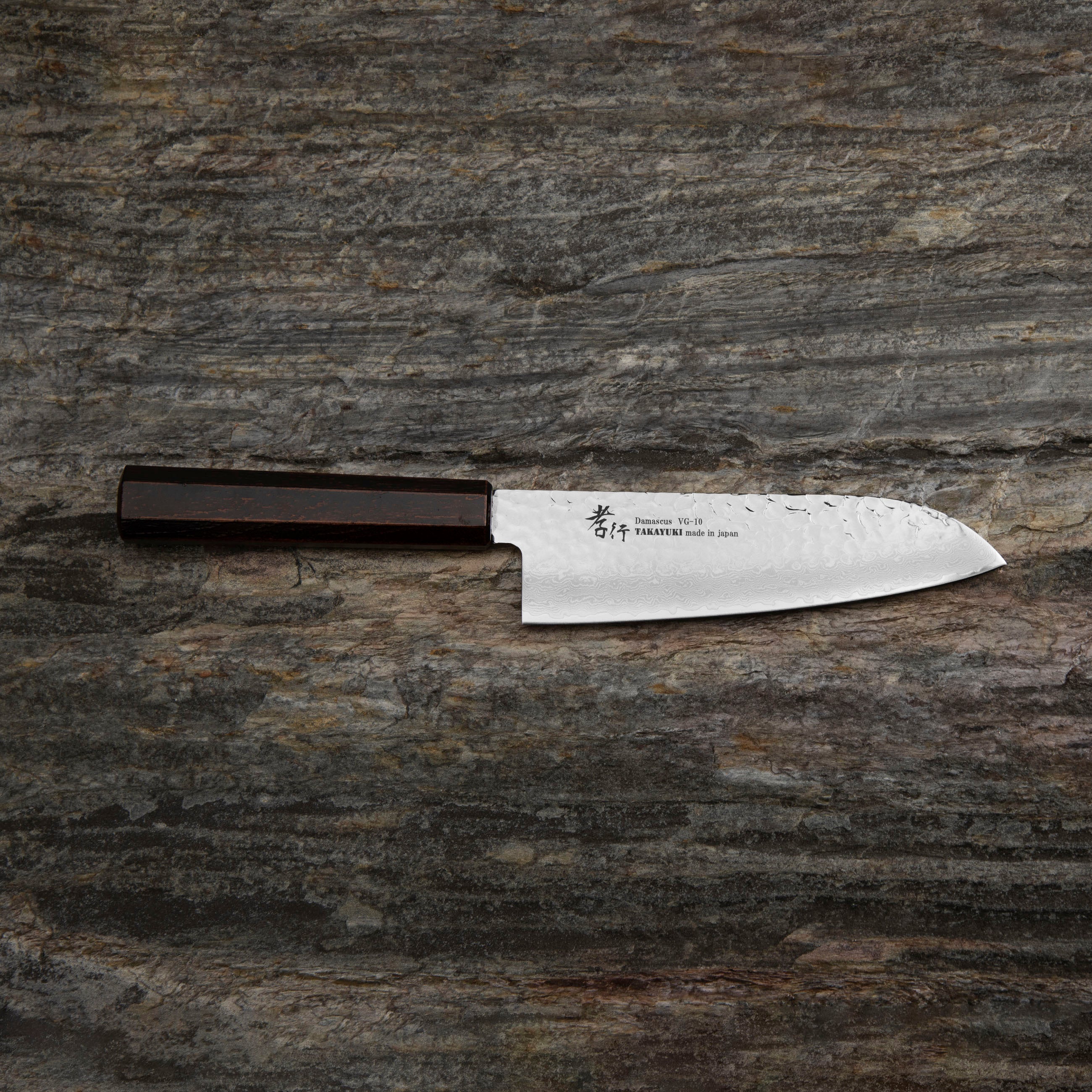 Nůž Santoku 17 cm Sakai Takayuki Nanairo VG-10 Retro