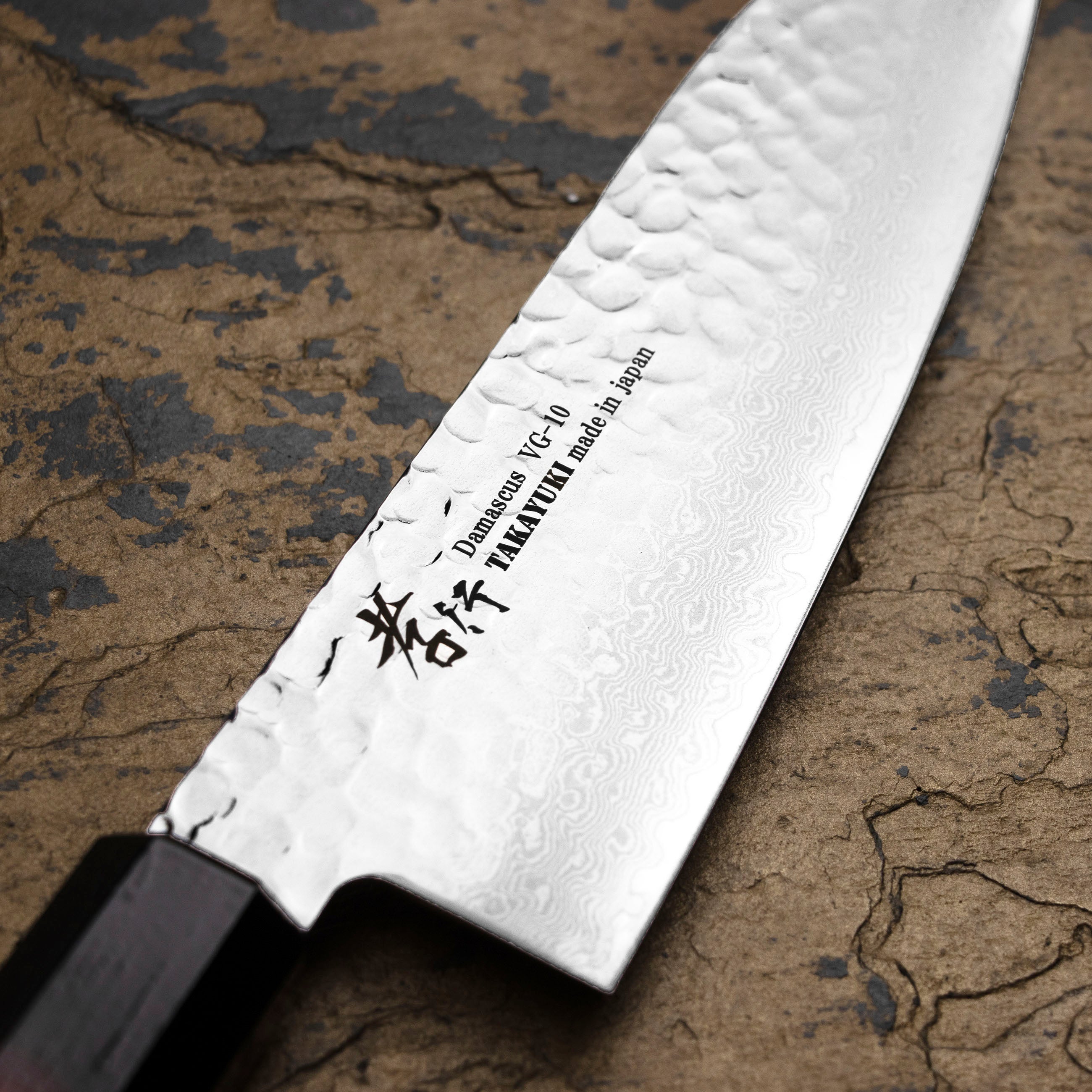 Nůž Santoku 17 cm Sakai Takayuki Nanairo VG-10 Wine