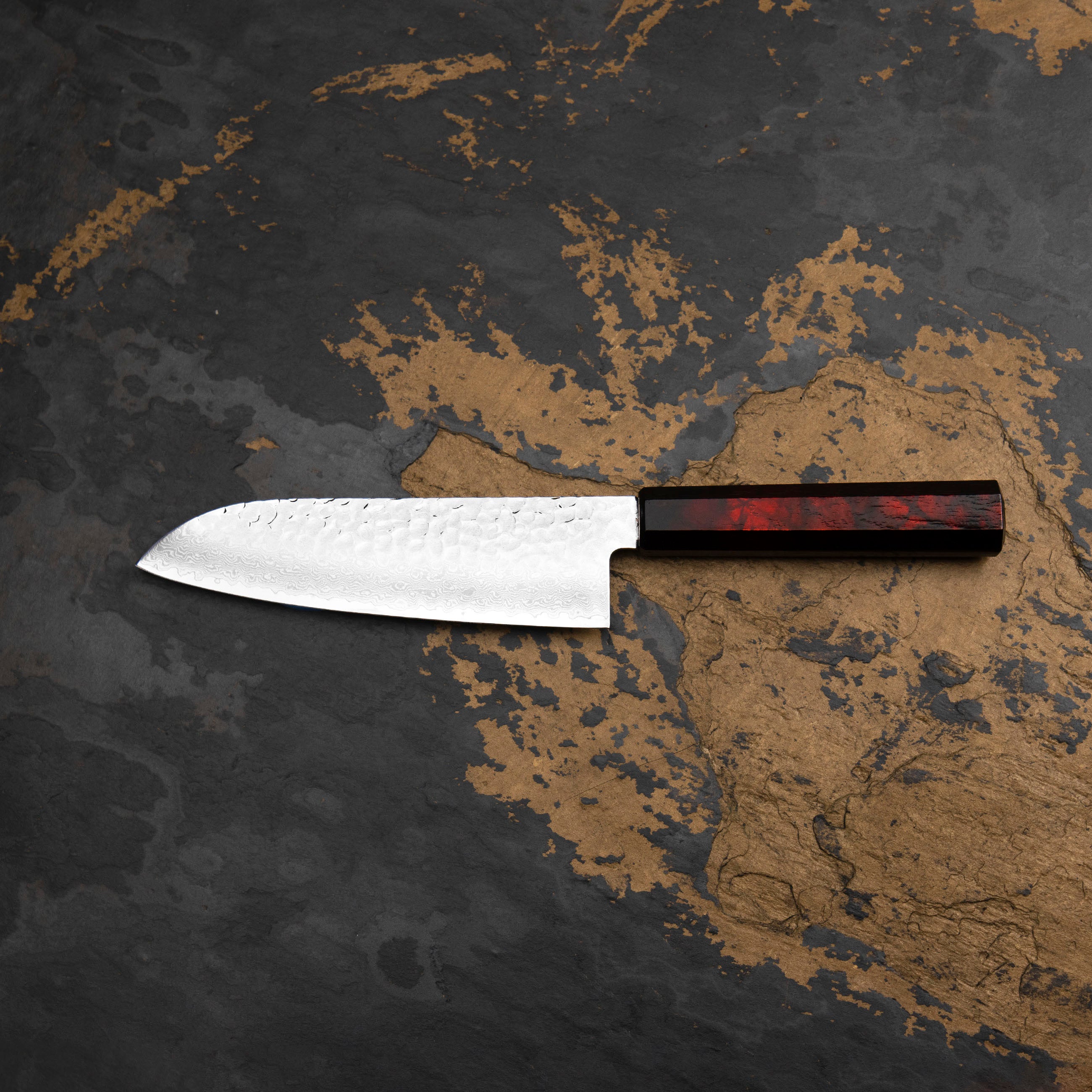 Nůž Santoku 17 cm Sakai Takayuki Nanairo VG-10 Wine