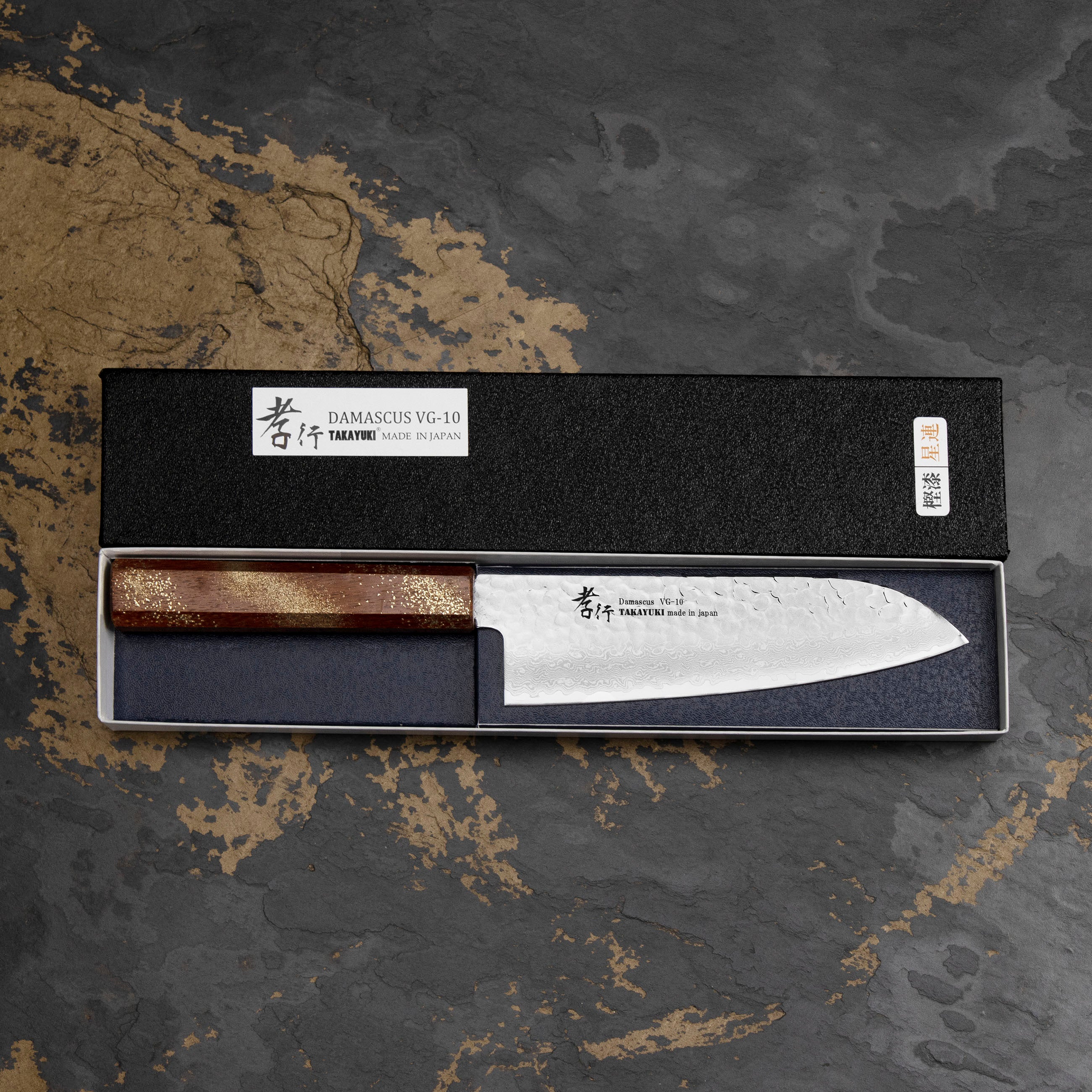 Nůž Santoku 17 cm Sakai Takayuki Urushi VG-10 Sairen