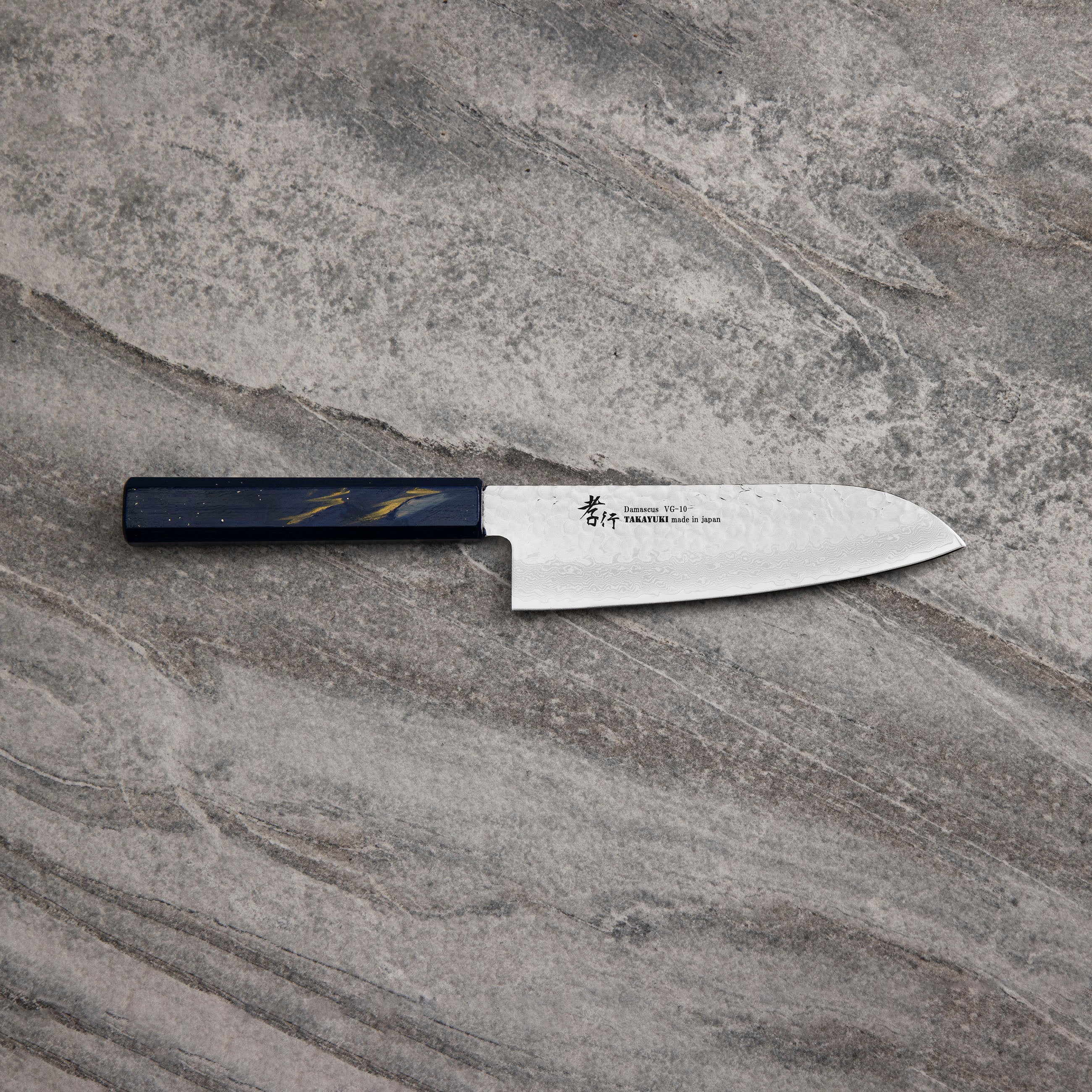 Nůž Santoku 17 cm Sakai Takayuki Urushi VG-10 Saiseki