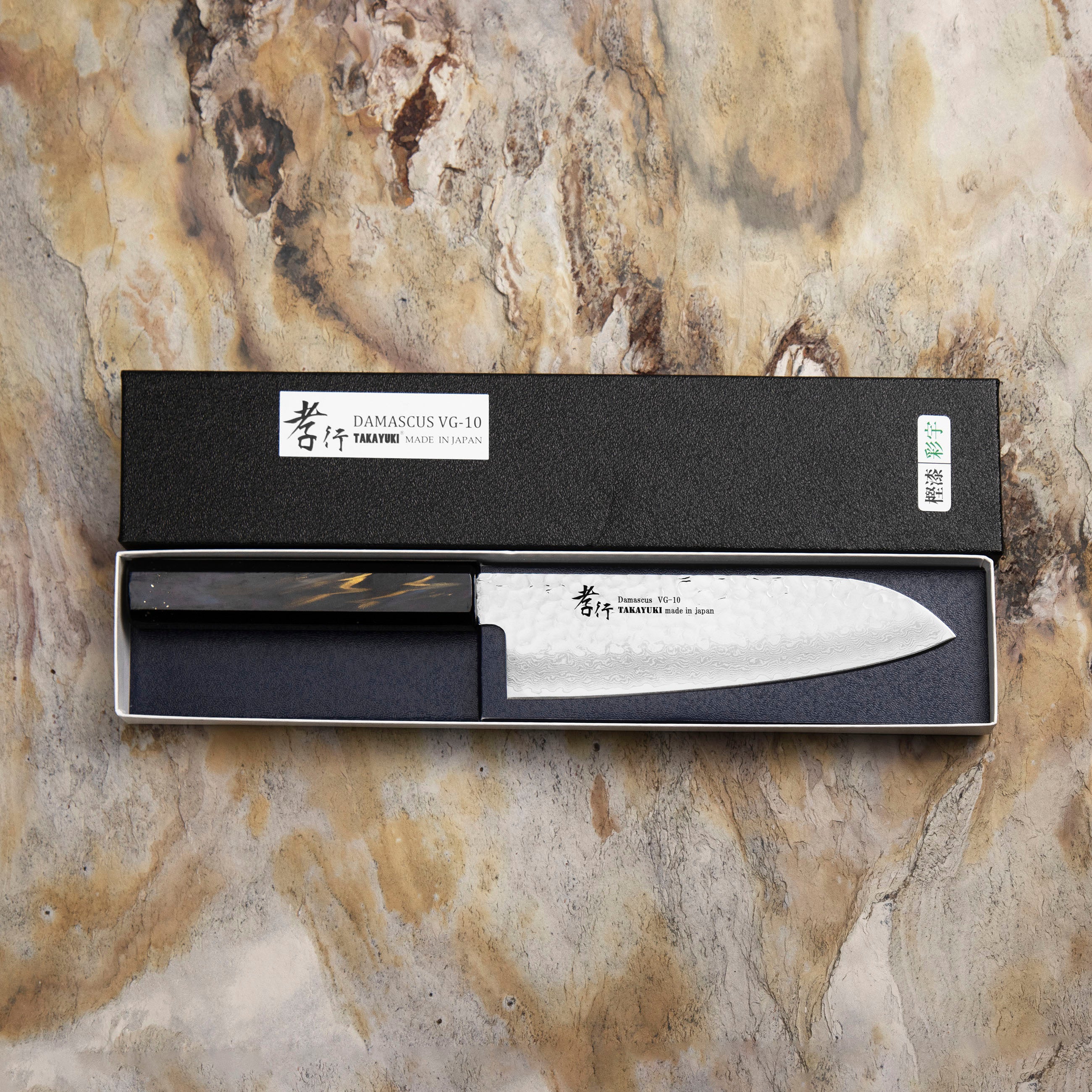 Nůž Santoku 17 cm Sakai Takayuki Urushi VG-10 Saiu