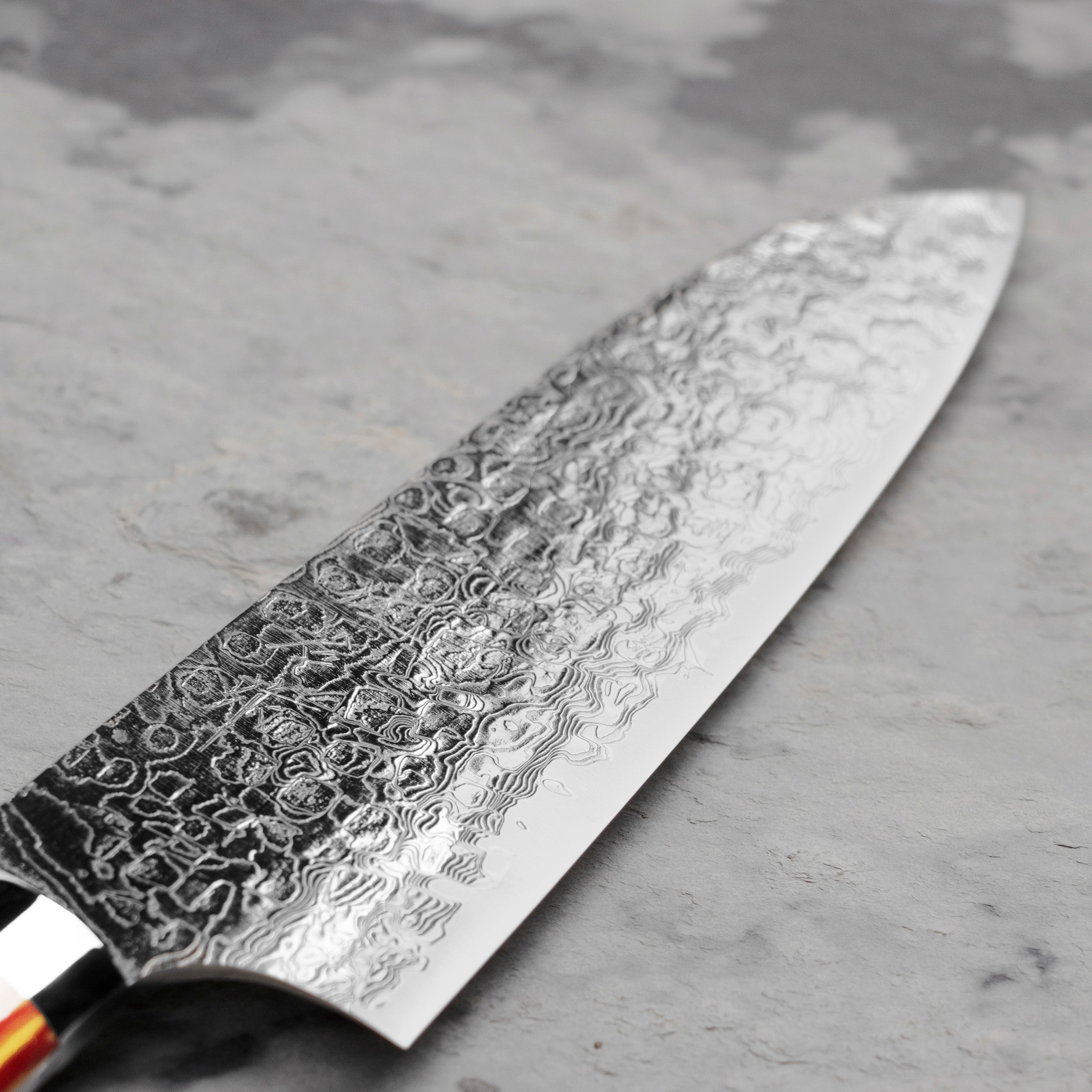 Nůž Santoku 18 cm Takeshi Saji Red Turquise R2